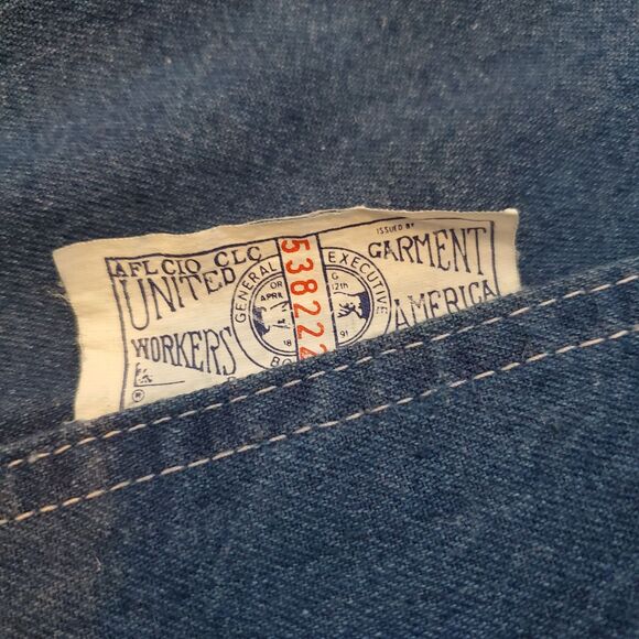 Vintage 70's Sears Blue Denim Overalls - Picture 6 of 7